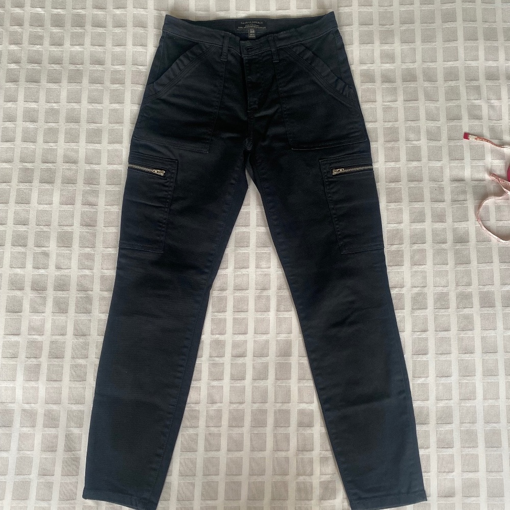 Black Skinny Utility Jean Petite 25